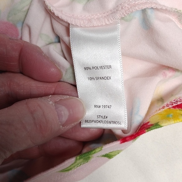 The Pioneer Woman Womens Floral Pink Top Size Large - Picture 5 of 9